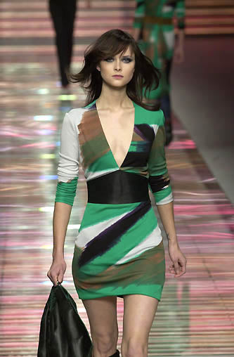Gianni Versace 2001 Runway Sheath Dress