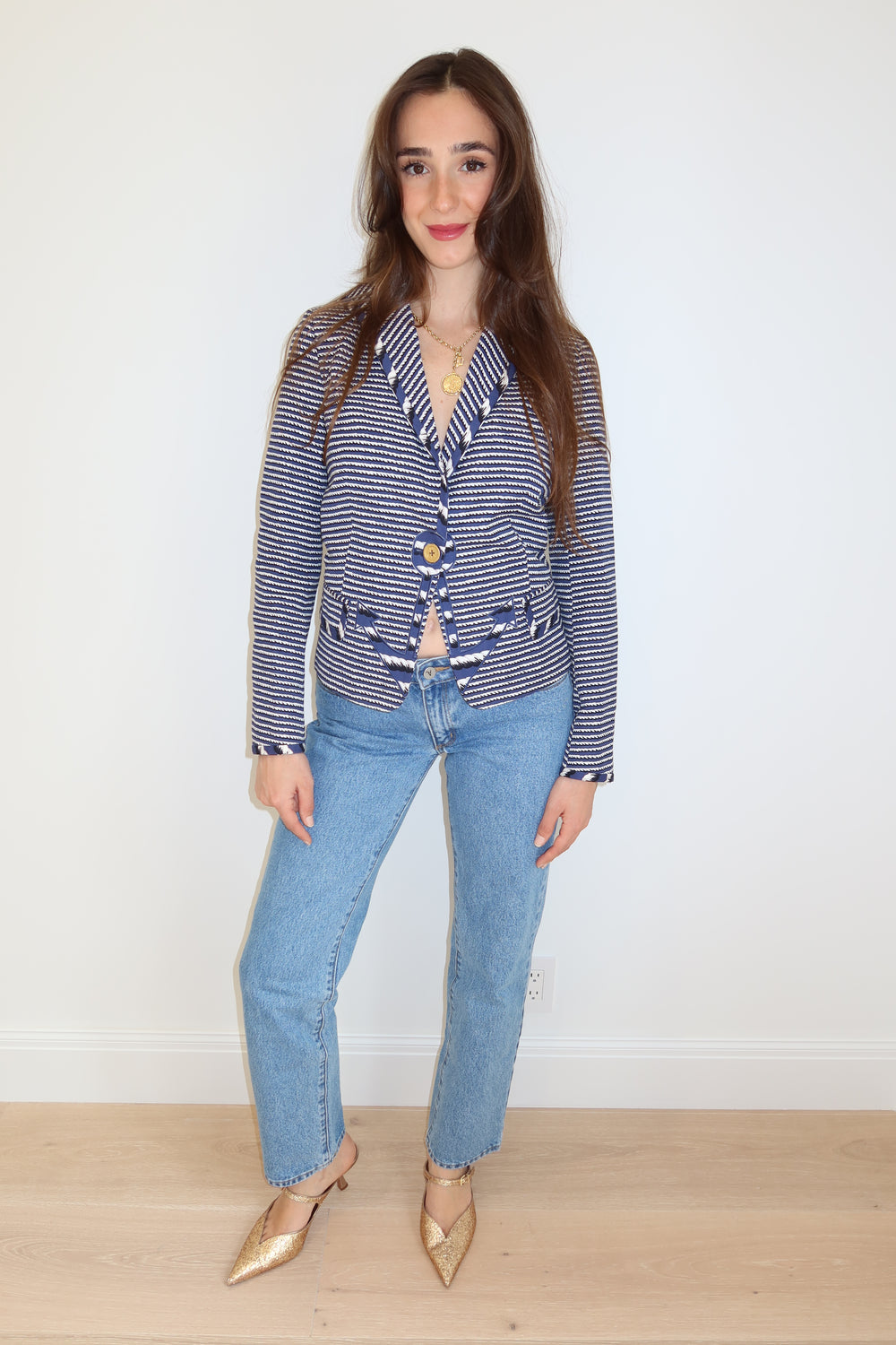 YSL Vintage Sailor Blazer