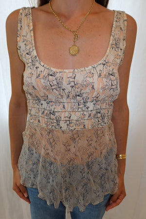 Chanel SS2003 Silk Top