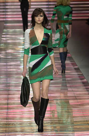 Gianni Versace 2001 Runway Sheath Dress