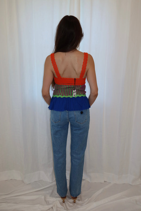 Moschino Couture Resort 2017 Runway Crochet Top NWT