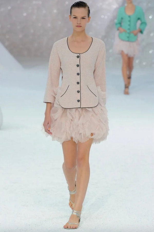 Chanel by Karl Lagerfeld SS2012 Runway Pink Tweed Jacket