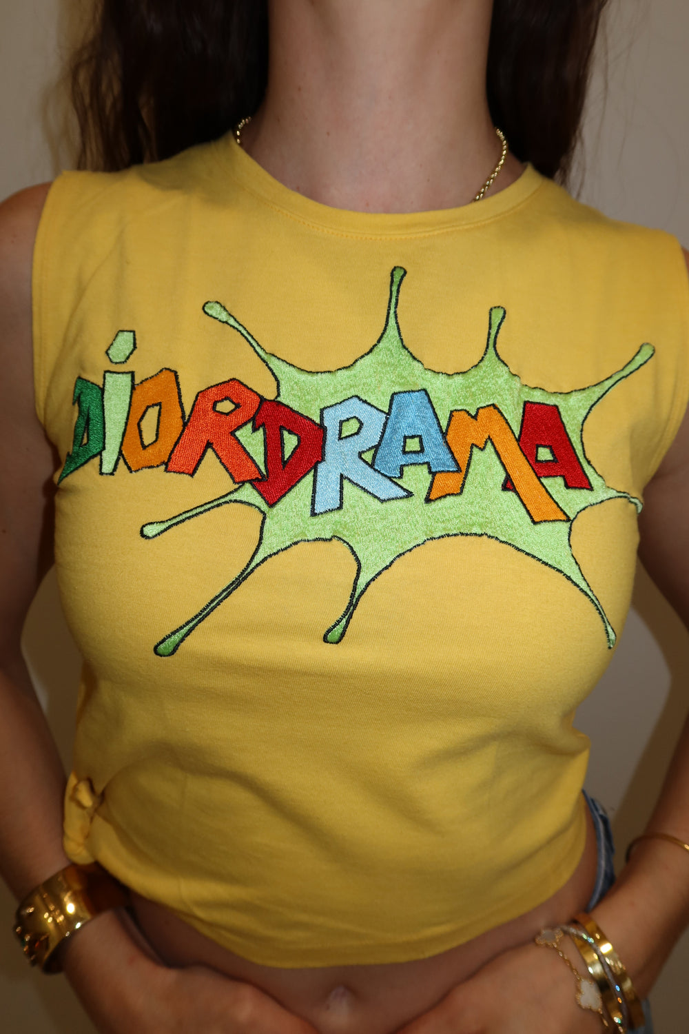 Dior 2002 “Dior Drama” Tie Top