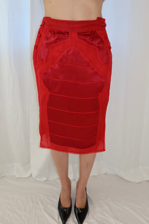 Yves Saint Laurent FW2004 Runway Skirt Suit Ensemble