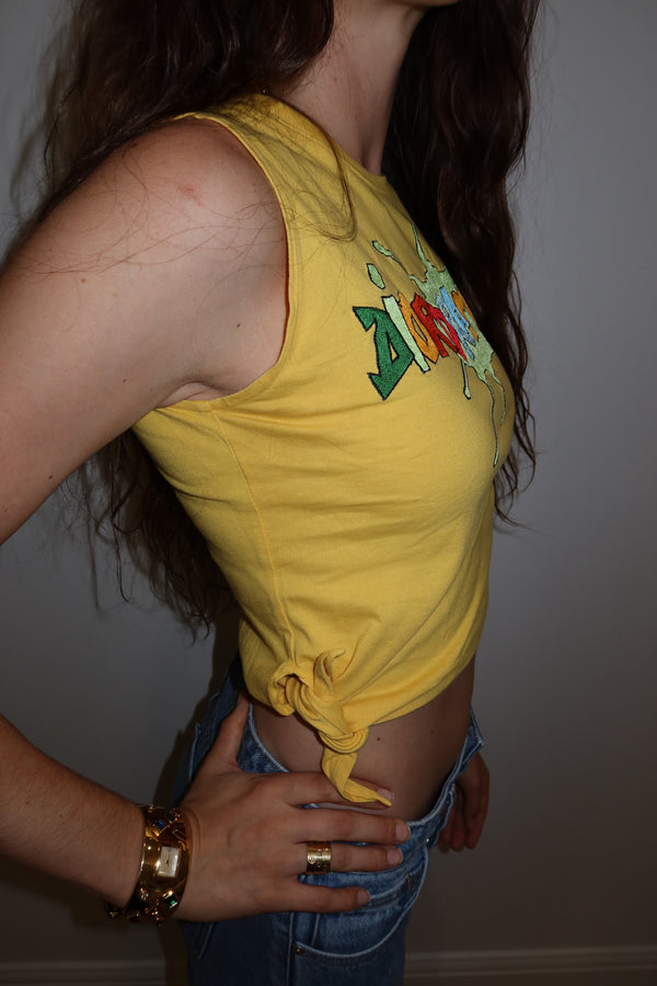 Dior 2002 “Dior Drama” Tie Top