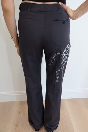 Chloé SS2001 Sequin Horse Trousers