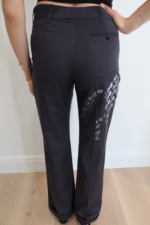 Chloé SS2001 Sequin Horse Trousers