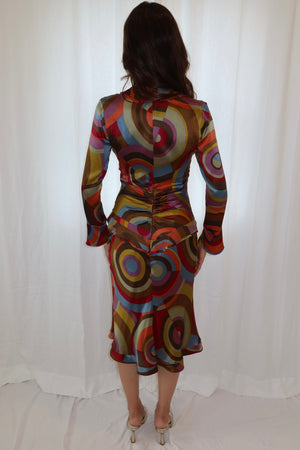 Etro Silk Ruffle Dress