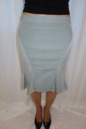Roberto Cavalli Gray Mermaid Skirt
