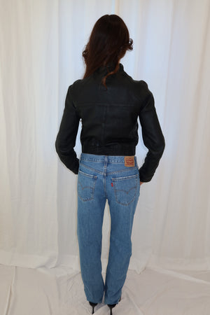 Chloé FW2006 Cropped Leather Jacket