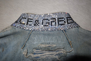 Dolce & Gabbana SS2003 Rhinestone Denim Jacket