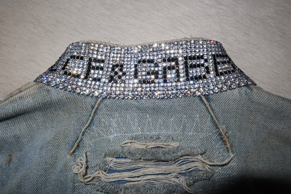 Dolce & Gabbana SS2003 Rhinestone Denim Jacket