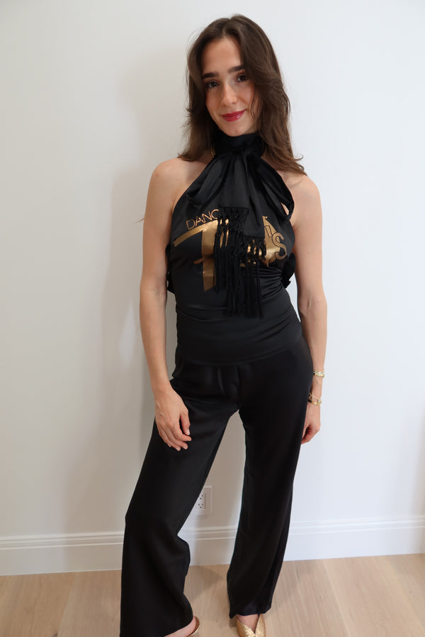 Dolce & Gabbana 2004 “Dancing 70’s” Halter-neck Top NWT