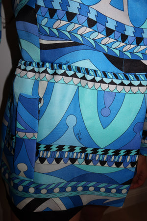 Emilio Pucci Printed Peplum Jacket
