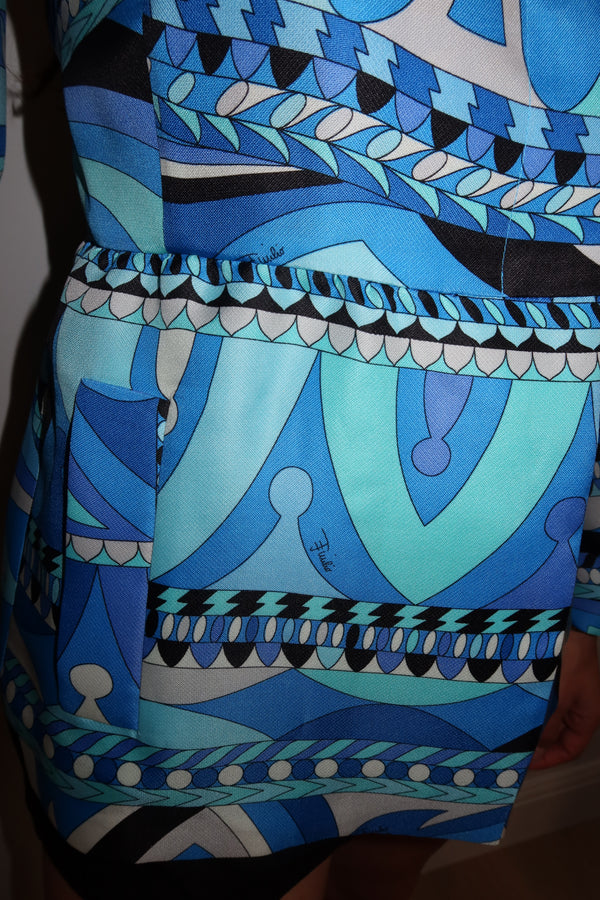 Emilio Pucci Printed Peplum Jacket