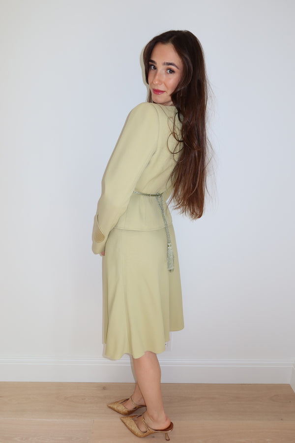 Valentino SS2006 Runway Green Skirt Set