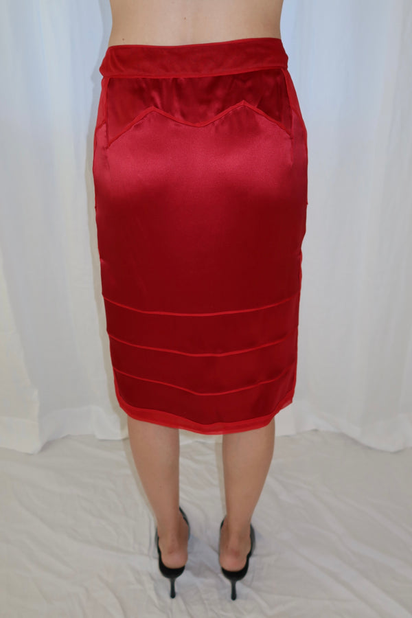Yves Saint Laurent FW2004 Runway Skirt Suit Ensemble