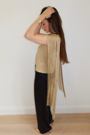 Dolce & Gabbana Vintage Fringe Top