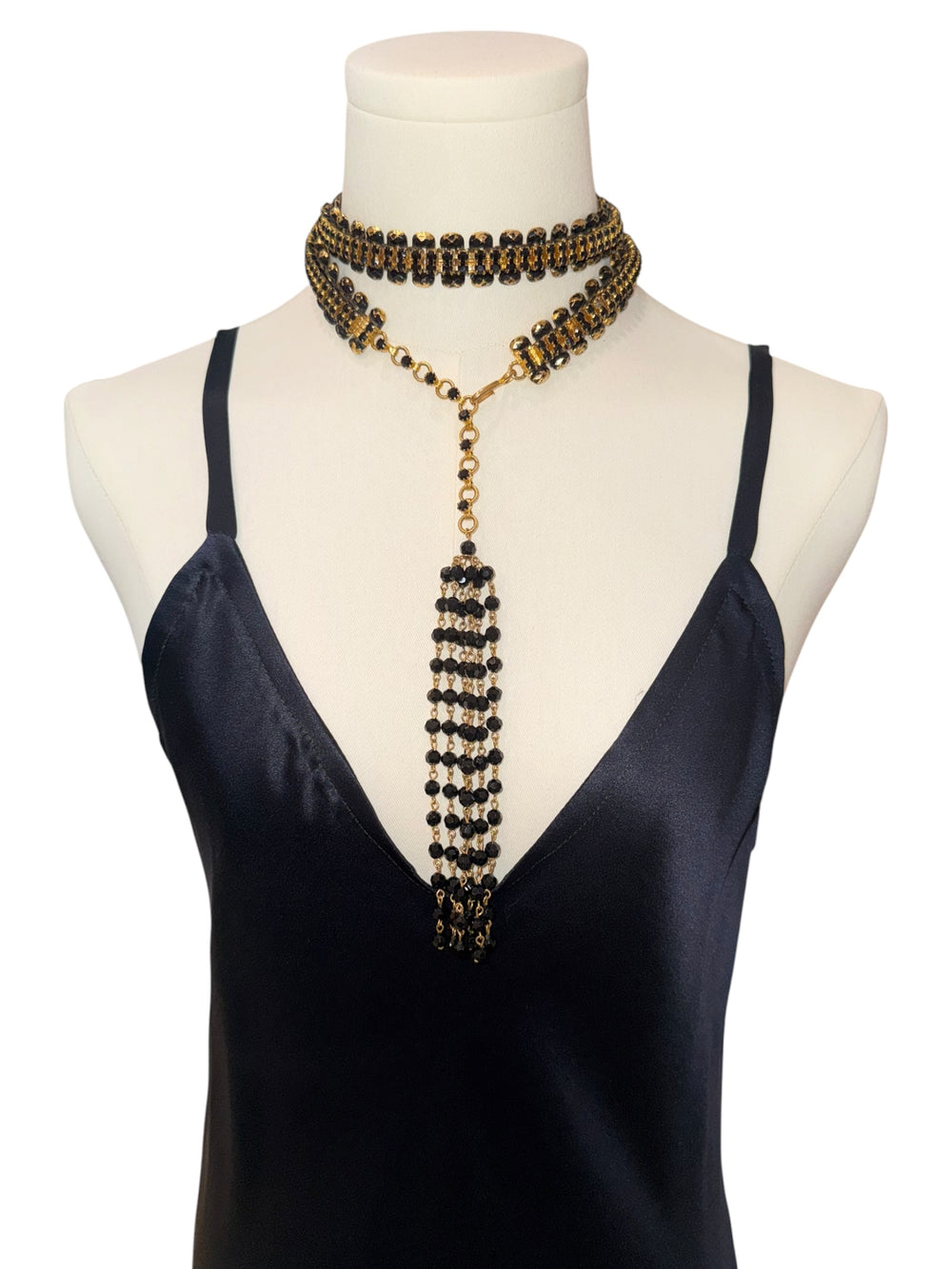 Christian Dior Vintage Beaded Tassel Necklace/Belt