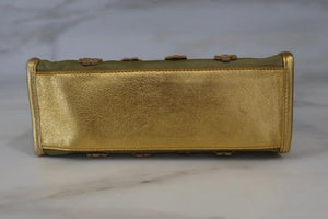 Miu Miu 1999 Gold Mesh Floral Mini Bag