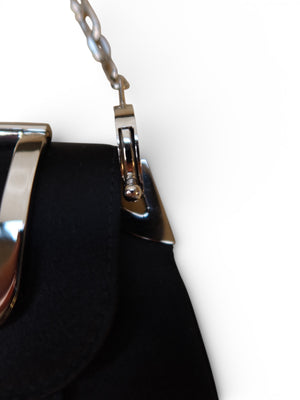 Dior 2004 Satin Chain Clutch
