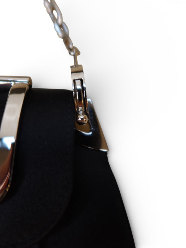 Dior 2004 Satin Chain Clutch