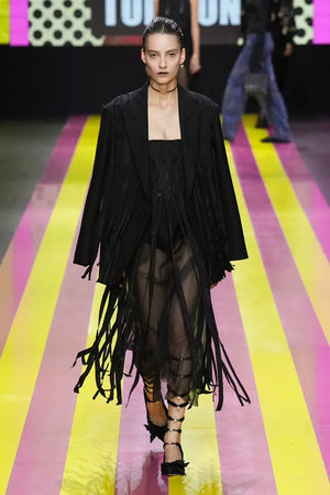 Christian Dior SS2024 Runway Fringe Bar Jacket