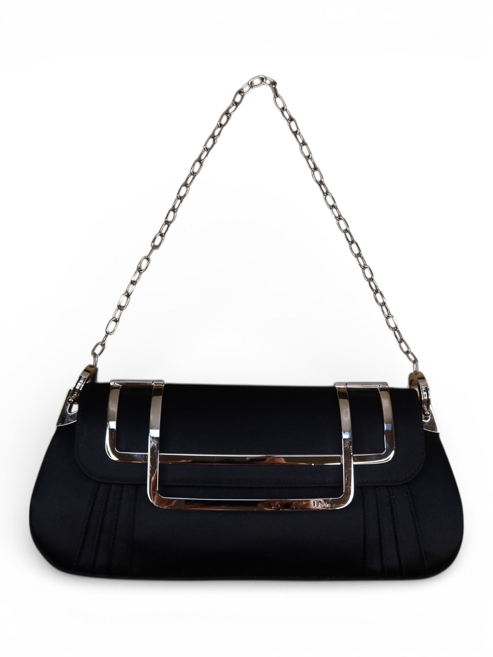 Dior 2004 Satin Chain Clutch