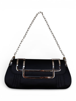 Dior 2004 Satin Chain Clutch