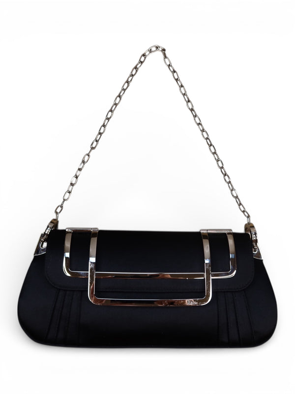 Dior 2004 Satin Chain Clutch