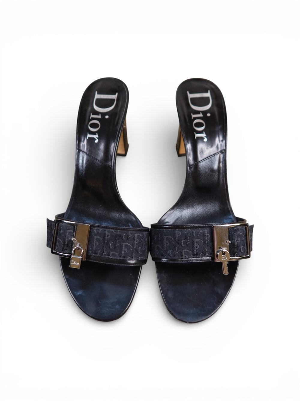 Dior Diorissimo Lock/Key Heels