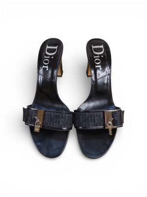 Dior Diorissimo Lock/Key Heels