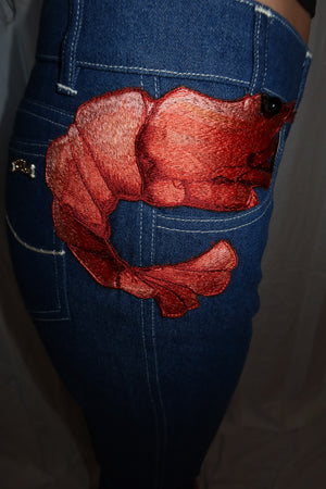 Chloé SS2002 Shrimp Jeans