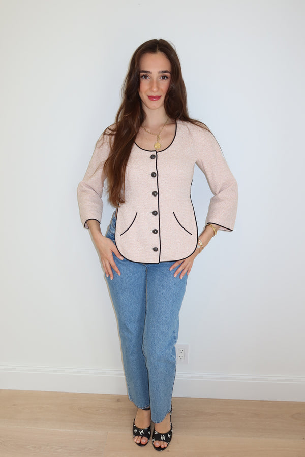 Chanel by Karl Lagerfeld SS2012 Runway Pink Tweed Jacket