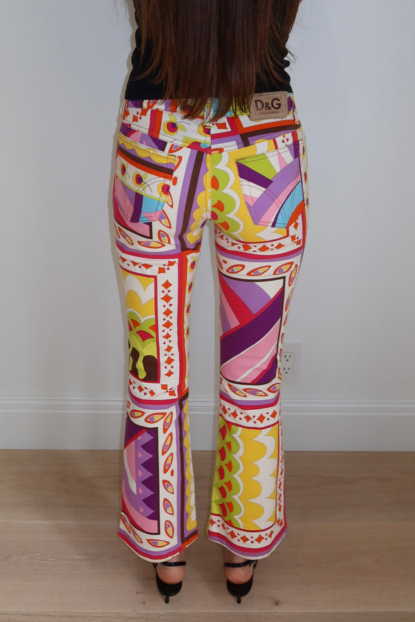 Dolce & Gabbana SS2002 Abstract Pants