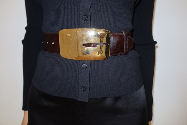 Gucci by Tom Ford FW1996 G Buckle Waist Belt