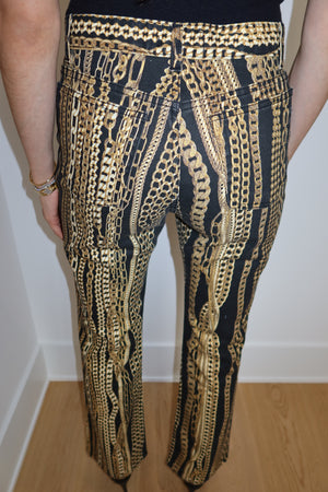 Roberto Cavalli FW2003 Chain Jeans
