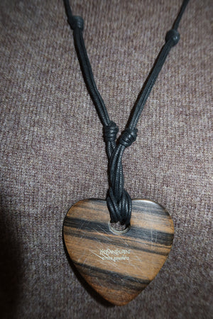 Yves Saint Laurent Vintage Heart Pendant Necklace